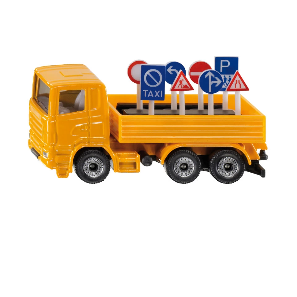 Siku Vrachtauto Met Verkeersborden 3 Siku Vrachtauto Met Verkeersborden