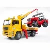Bruder MAN TGA Sleepwagen + Jeep -Speelgoed 1012651 001