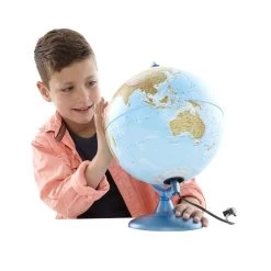 No Brand Wereldbol Met Licht - Blauw -Speelgoed 1141088 002