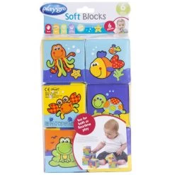 Playgro Zachte Blokken Waterdieren - Paars -Speelgoed 1199883 2cfe1437