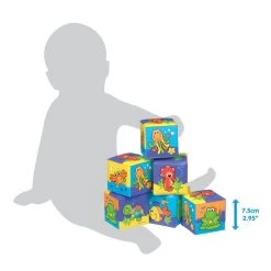 Playgro Zachte Blokken Waterdieren - Paars -Speelgoed 1199883 ca9307e8