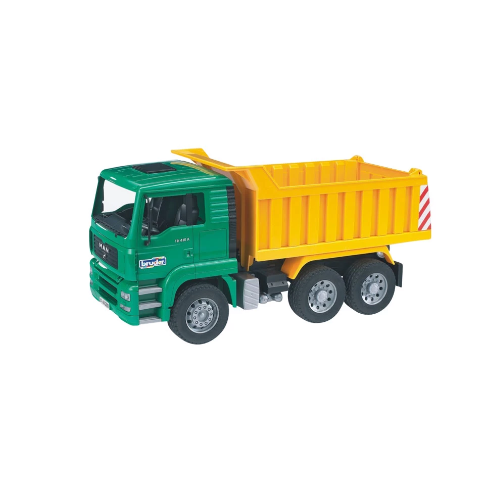 Bruder Brüder MAN TGA Kiepwagen - Groen/geel 3 Bruder Brüder MAN TGA Kiepwagen - Groen/geel