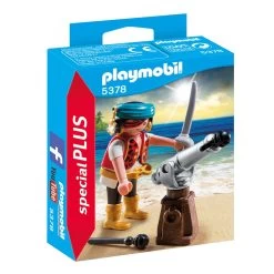 PLAYMOBIL SpecialPLUS Piraat Met Bronzen Scheepskanon 5378