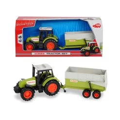 Dickie Toys Claas Tractor Met Aanhangwagen -Speelgoed 1416020