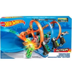 Hot Wheels Kurkentrekker Crash Racebaanset
