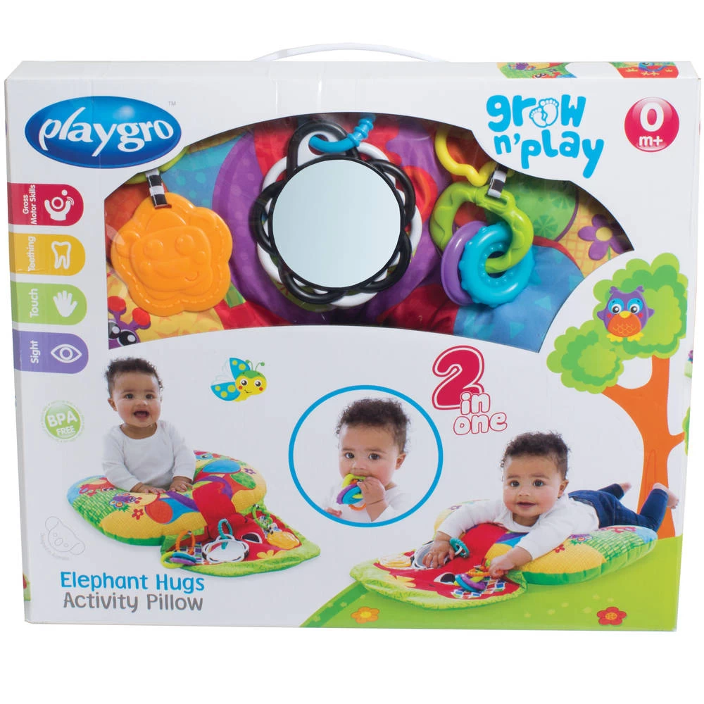 Playgro Buikligtrainer Olifant 4 Playgro Buikligtrainer Olifant - Afbeelding 2