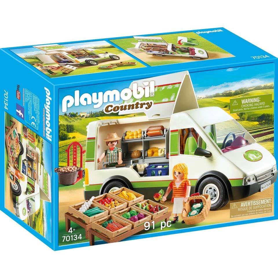 PLAYMOBIL Country Marktkraamwagen 70134 3 PLAYMOBIL Country Marktkraamwagen 70134