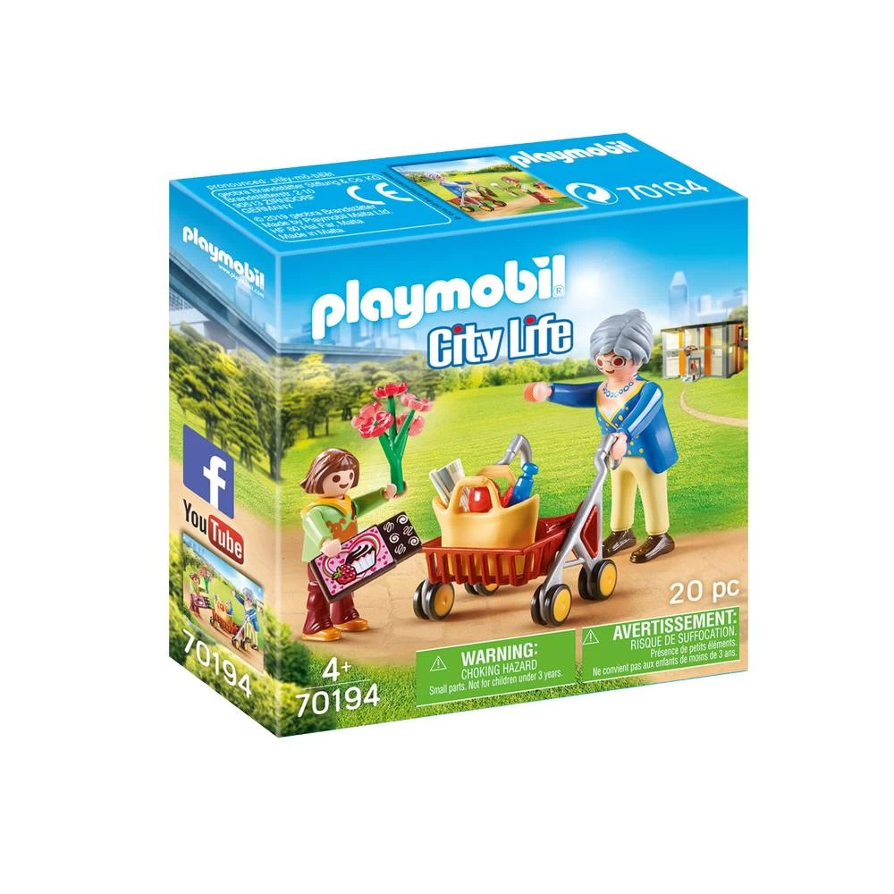 PLAYMOBIL City Life Oma Met Rollator 70194 7 PLAYMOBIL City Life Oma Met Rollator 70194 - Afbeelding 5
