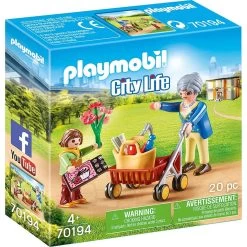 PLAYMOBIL City Life Oma Met Rollator 70194