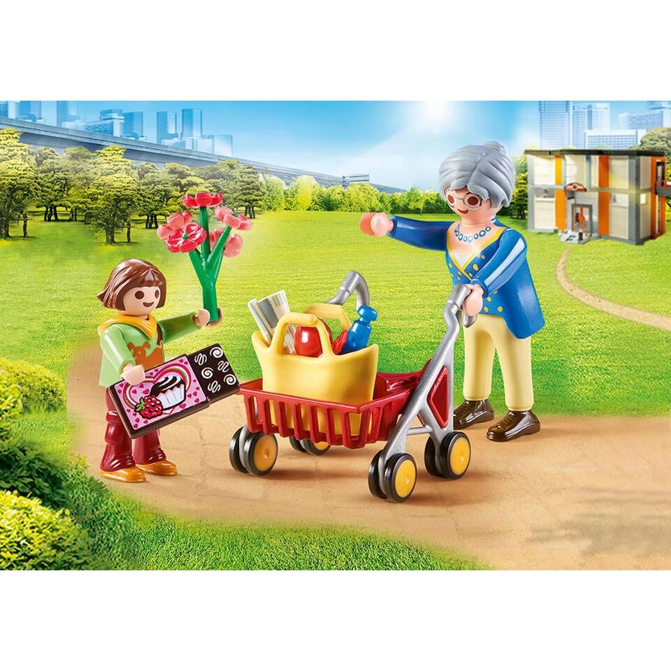 PLAYMOBIL City Life Oma Met Rollator 70194 6 PLAYMOBIL City Life Oma Met Rollator 70194 - Afbeelding 4
