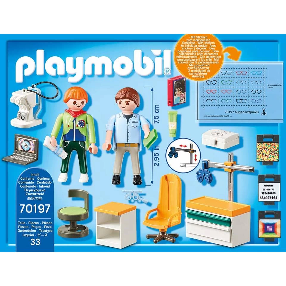 PLAYMOBIL City Life Oogartspraktijk 70197 6 PLAYMOBIL City Life Oogartspraktijk 70197 - Afbeelding 4