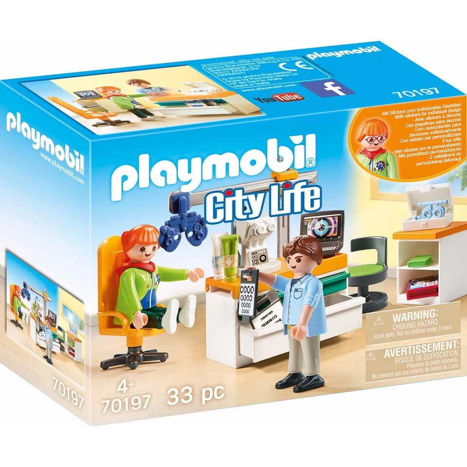 PLAYMOBIL City Life Oogartspraktijk 70197 3 PLAYMOBIL City Life Oogartspraktijk 70197