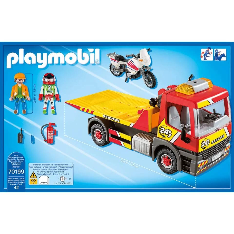 PLAYMOBIL City Life Sleepwagen Met Motor 70199 5 PLAYMOBIL City Life Sleepwagen Met Motor 70199 - Afbeelding 3