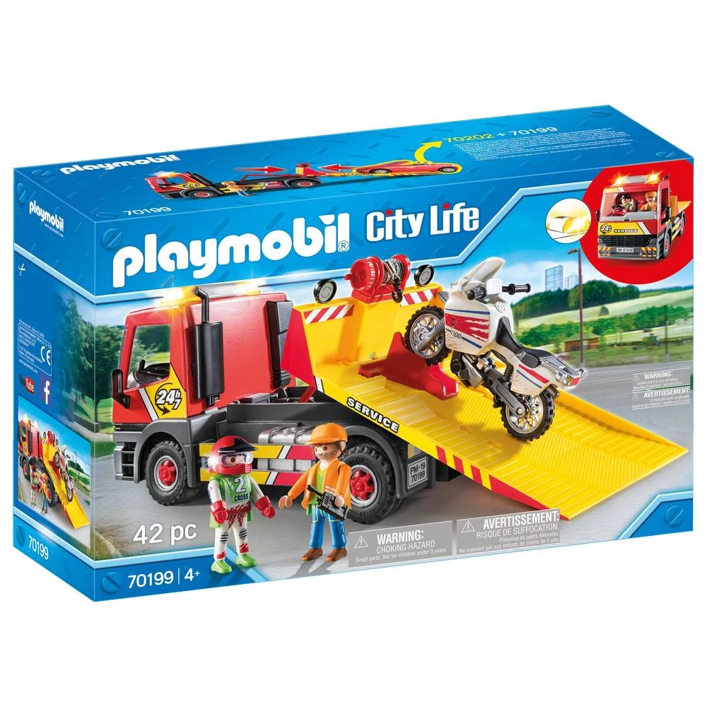 PLAYMOBIL City Life Sleepwagen Met Motor 70199 3 PLAYMOBIL City Life Sleepwagen Met Motor 70199