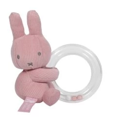 TiAmo Nijntje Pink Baby Rib Ringrammelaar - Roze