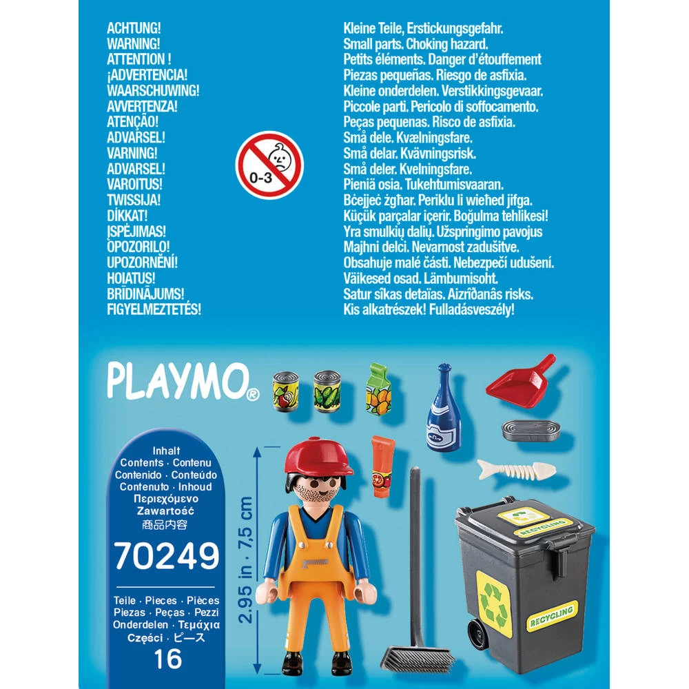PLAYMOBIL SpecialPLUS Straatveger 70249 5 PLAYMOBIL SpecialPLUS Straatveger 70249 - Afbeelding 3