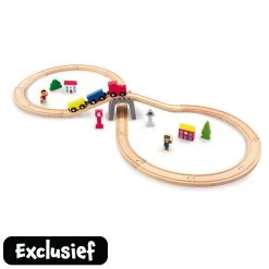 Woodlets Houten Treinset 30-delig