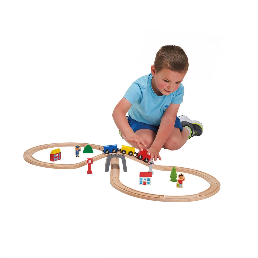 Woodlets Houten Treinset 30-delig 8 Woodlets Houten Treinset 30-delig - Afbeelding 6