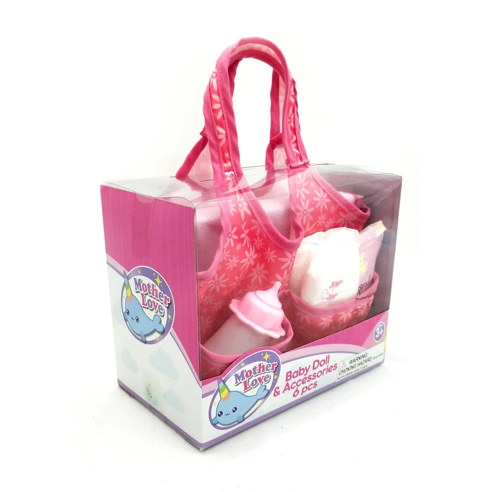 No Brand Poppenaccessoires In Tasje 5-delig 4 No Brand Poppenaccessoires In Tasje 5-delig - Afbeelding 2