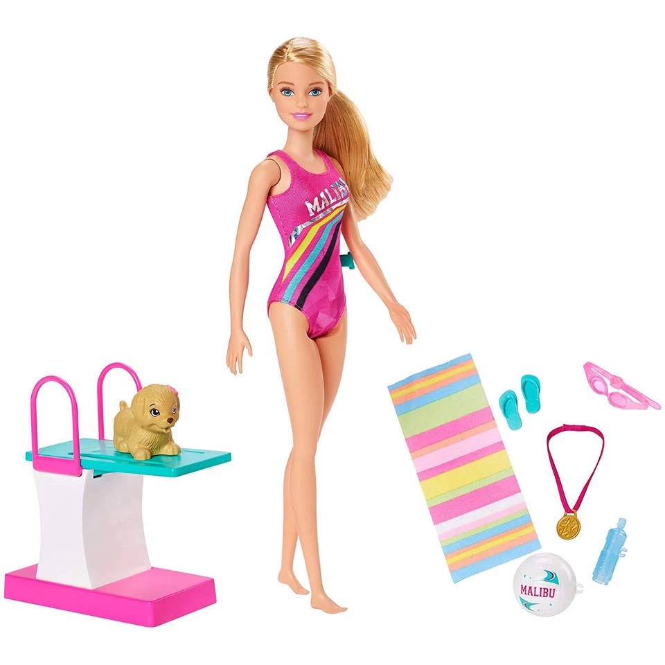 Barbie Dreamhouse Adventures Barbie Zwem- En Duikpop 3 Barbie Dreamhouse Adventures Barbie Zwem- En Duikpop