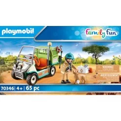 PLAYMOBIL Family Fun Dierenverzorger Met Voertuig 70346 -Speelgoed 1984466 923e3824