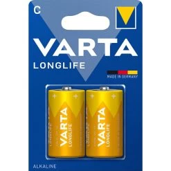 No Brand Varta Longlife Alkaline C-batterijen 2-delig