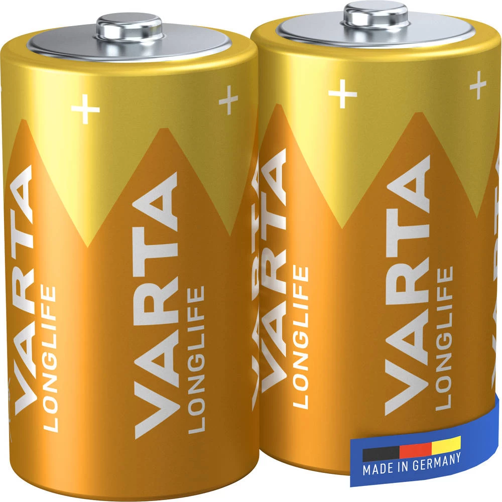 No Brand Varta Longlife Alkaline D-batterijen 2-delig 3 No Brand Varta Longlife Alkaline D-batterijen 2-delig - Afbeelding 2