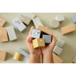 Little Dutch Houten Bouwblokken - Blauw -Speelgoed 1985460 75495156