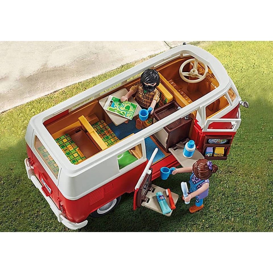 PLAYMOBIL Volkswagen T1 Camperbus 70176 8 PLAYMOBIL Volkswagen T1 Camperbus 70176 - Afbeelding 6