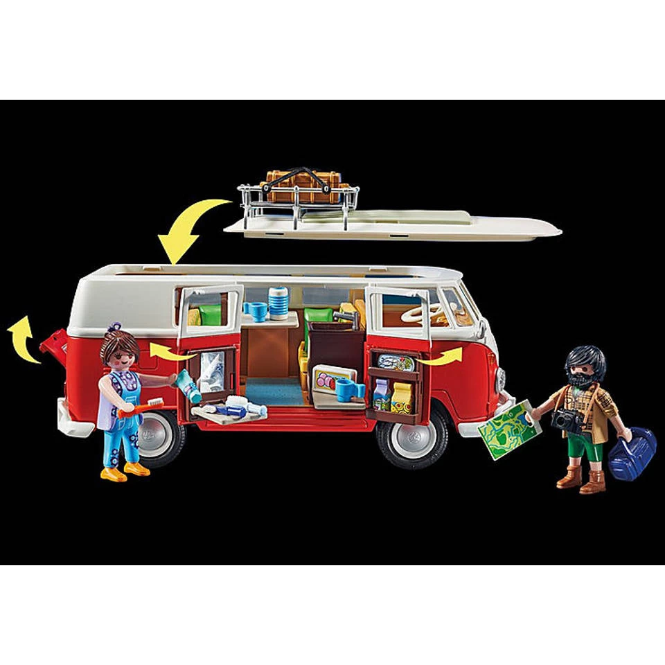 PLAYMOBIL Volkswagen T1 Camperbus 70176 5 PLAYMOBIL Volkswagen T1 Camperbus 70176 - Afbeelding 3