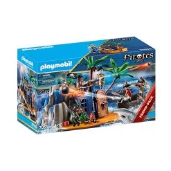 PLAYMOBIL Pirates Pirateneiland Met Schuilplaats Voor Schatten 70556