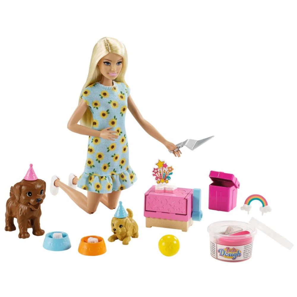 Barbie Puppy Feestje - Blond 3 Barbie Puppy Feestje - Blond