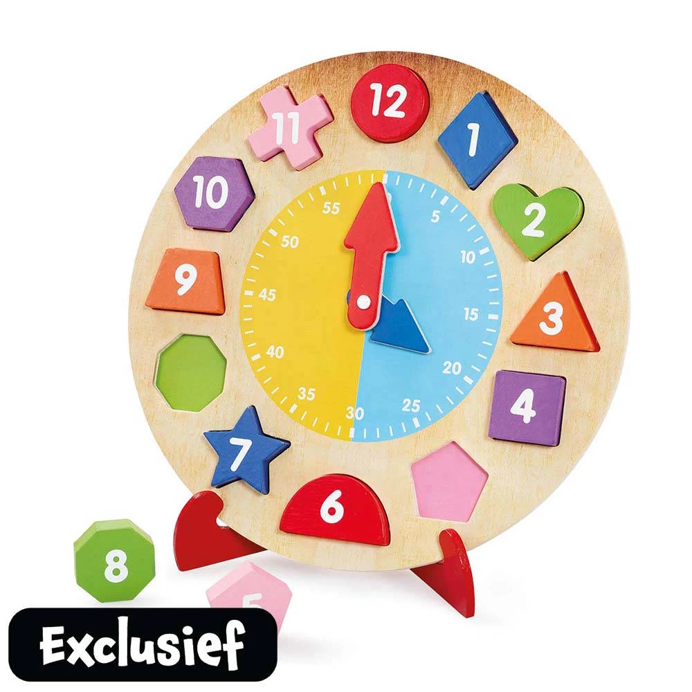 Woodlets Houten Vertel De Tijd Klok 3 Woodlets Houten Vertel De Tijd Klok