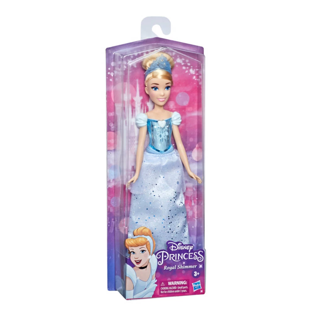 Hasbro Disney Princess Royal Shimmer Pop Assepoester Met Glitterjurk 4 Hasbro Disney Princess Royal Shimmer Pop Assepoester Met Glitterjurk - Afbeelding 2