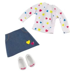 Poppenkleding Hartjes T-shirt En Rokje 11 Poppenkleding Hartjes T-shirt En Rokje -Speelgoed 1987017 654a3b6a