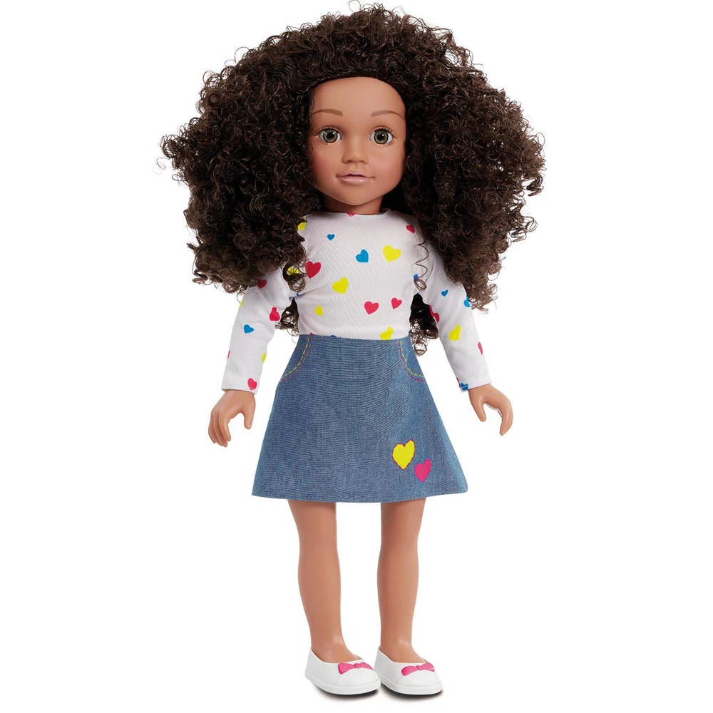 Poppenkleding Hartjes T-shirt En Rokje 6 Poppenkleding Hartjes T-shirt En Rokje - Afbeelding 4