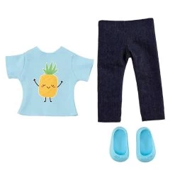 Poppenkleding Ananas T-shirt En Jeans 11 Poppenkleding Ananas T-shirt En Jeans -Speelgoed 1987018 41d3c4c5