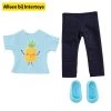 Poppenkleding Ananas T-shirt En Jeans 2 Poppenkleding Ananas T-shirt En Jeans -Speelgoed 1987018 6e143060