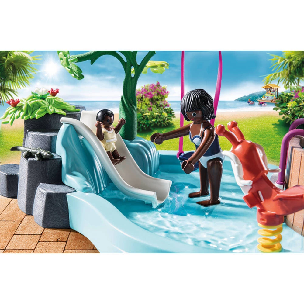 PLAYMOBIL Family Fun Kinderzwembad Met Whirlpool 70611 8 PLAYMOBIL Family Fun Kinderzwembad Met Whirlpool 70611 - Afbeelding 6