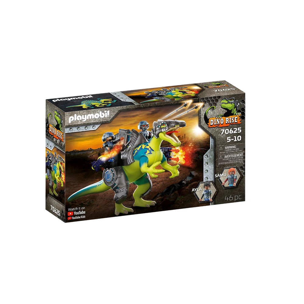 PLAYMOBIL Dino Rise Spinosaurus Dubbele Verdedigingskracht 70625 3 PLAYMOBIL Dino Rise Spinosaurus Dubbele Verdedigingskracht 70625