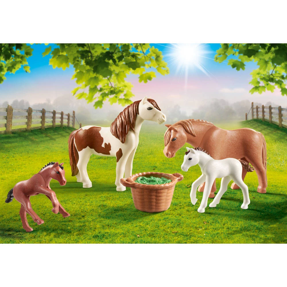 PLAYMOBIL Country Pony Met Veulens 70682 6 PLAYMOBIL Country Pony Met Veulens 70682 - Afbeelding 4