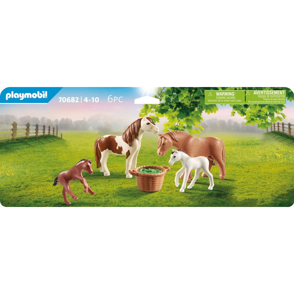 PLAYMOBIL Country Pony Met Veulens 70682 4 PLAYMOBIL Country Pony Met Veulens 70682 - Afbeelding 2