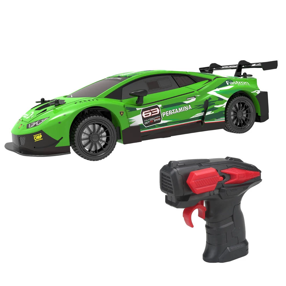 No Brand Op Afstand Bestuurbare Lamborghini - 1:24 - Groen 5 No Brand Op Afstand Bestuurbare Lamborghini - 1:24 - Groen - Afbeelding 3