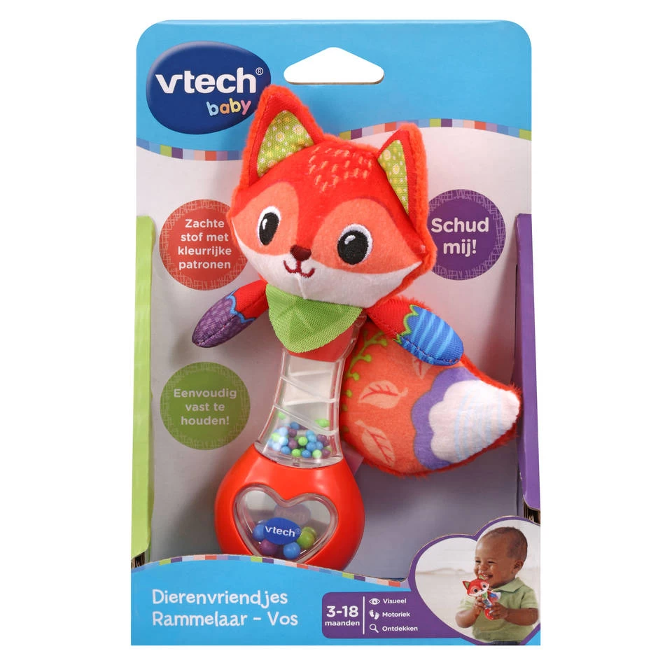 VTech Baby Dierenvriendjes Rammelaar Vos 4 VTech Baby Dierenvriendjes Rammelaar Vos - Afbeelding 2