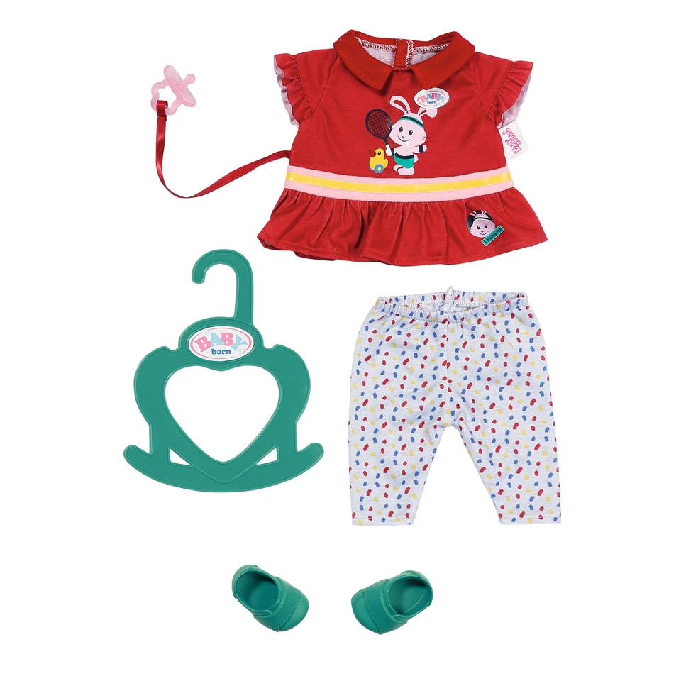BABY Born Little Sporty Outfit - 36 Cm - Rood 2 BABY Born Little Sporty Outfit - 36 Cm - Rood