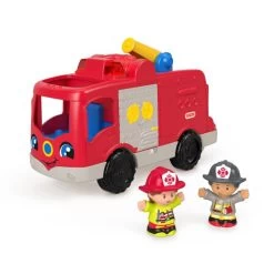 Fisher Price Fisher-Price Little People Grote Brandweerauto Speelset
