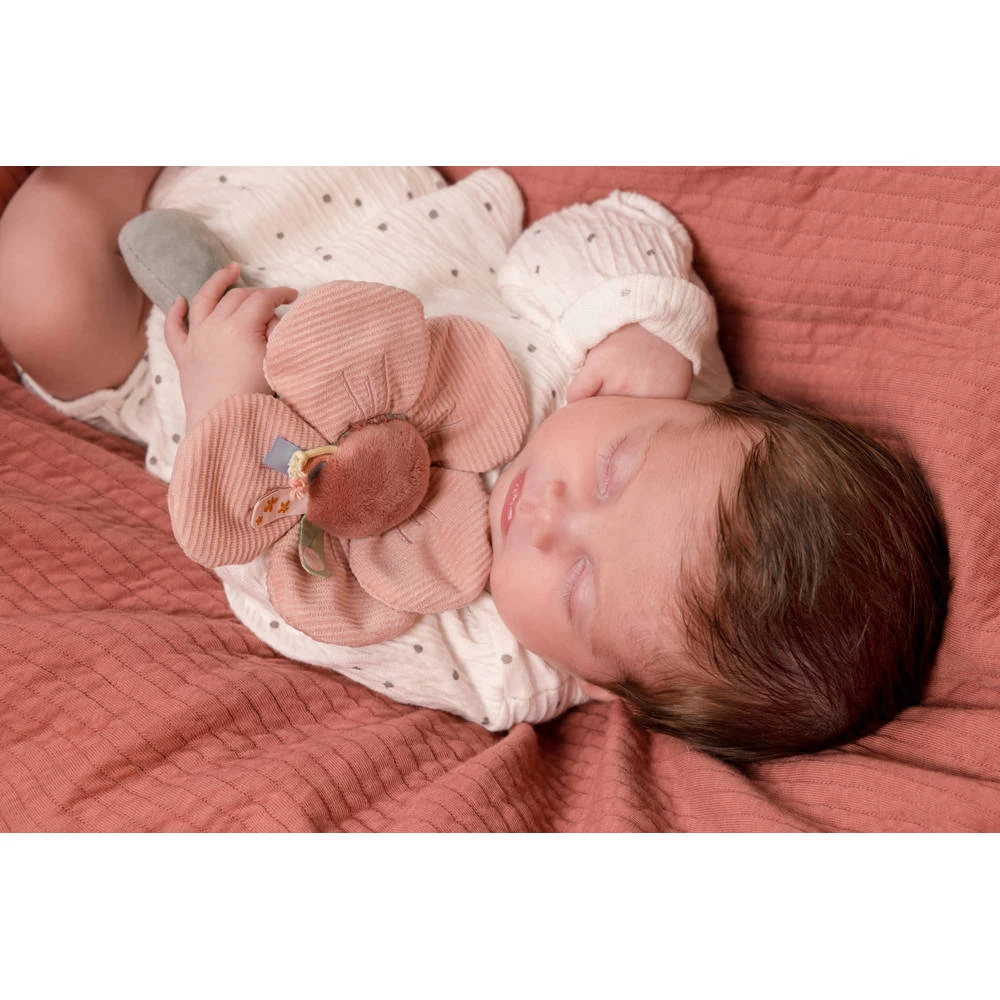 Little Dutch Flowers & Butterflies Roze Bloem Ringrammelaar 6 Little Dutch Flowers & Butterflies Roze Bloem Ringrammelaar - Afbeelding 4