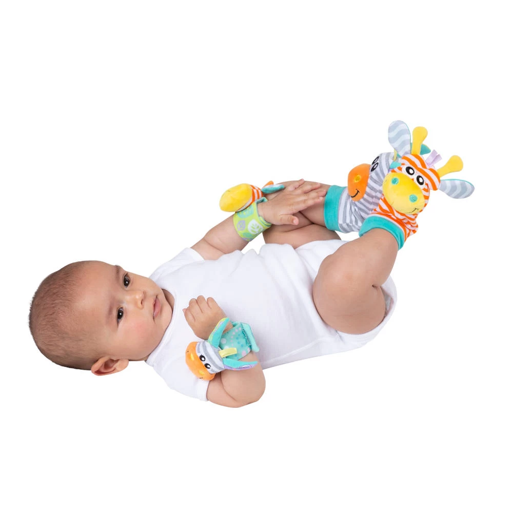 Playgro Pols- En Voetrammelaarset Van 4 3 Playgro Pols- En Voetrammelaarset Van 4