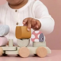 Little Dutch Flowers & Butterflies FSC Blokkentrein -Speelgoed 1990669 4caf7773