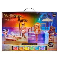 Rainbow High Kleurveranderende Pool & Beach Club Speelset -Speelgoed 1991150 c6e4f242